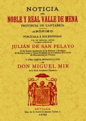 Portada de Noticia del noble y real Valle de Mena. Provincia de Cantabria