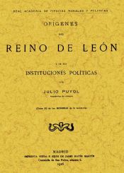 Portada de Orígenes del Reino de León y de sus instituciones políticas
