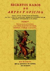 Portada de Secretos raros de artes y oficios (Tomo 5)