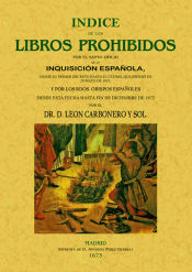 Portada de Índice de los libros prohibidos por la Inquisición