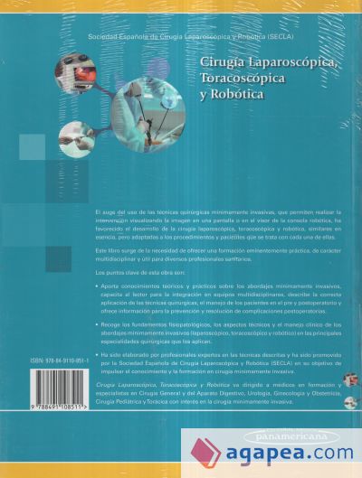 Cirugía Laparoscópica, Toracoscópica y Robótica + e-book