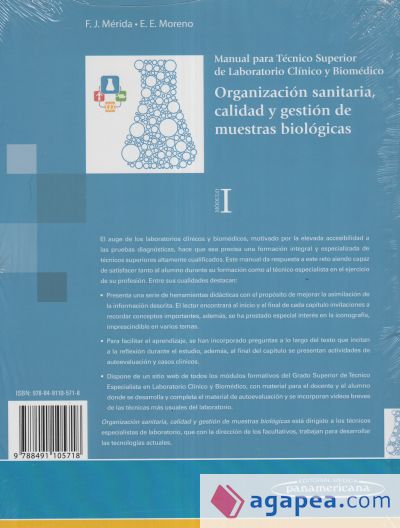 Módulo I. Organización sanitaria, calidad y gestión de muestras biológicas+versión digital: Manual para Técnico Superior de Laboratorio Clínico y Biomédico