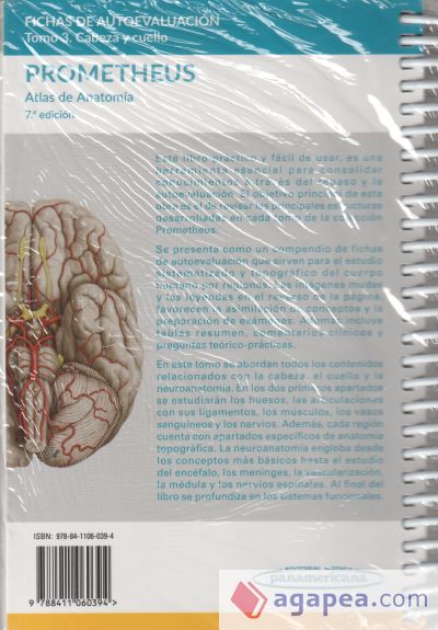 PROMETHEUS. Atlas de Anatomía.Fichas de autoevaluación: Cabeza y Cuello