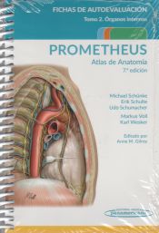 Portada de PROMETHEUS. Atlas de Anatomía.Fichas de autoevaluación: Órganos internos