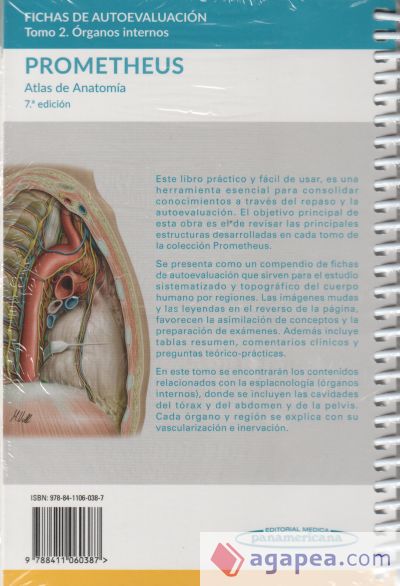 PROMETHEUS. Atlas de Anatomía.Fichas de autoevaluación: Órganos internos