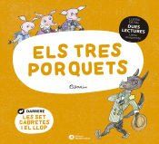 Portada de DUES LECTURES. Els tres porquets. Les set cabretes