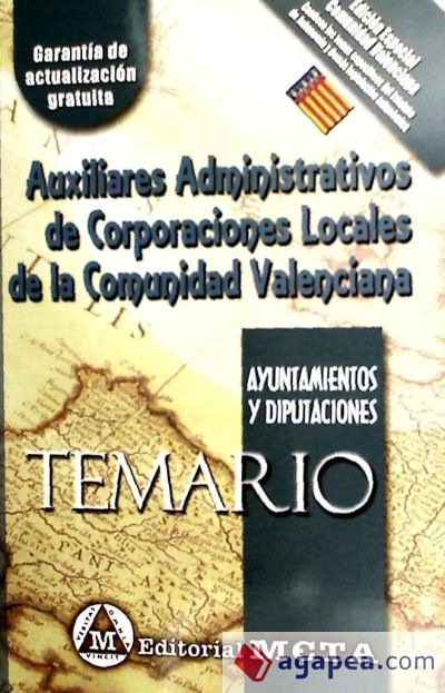 Auxiliares Administrativos de Corporaciones Locales de la Comunidad Valenciana Temario