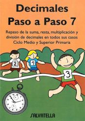 Portada de Decimales paso a paso 7