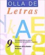 Portada de Olla de letras 9 Últimas dificultades lectoras