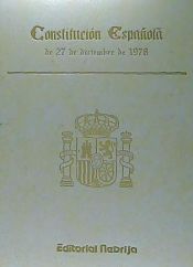 Portada de Constitución española de 27 de diciembre de 1978