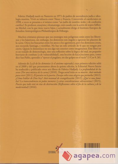 LA FE DE LOS DEMONIOS O EL ATE&Iacute;SMO SUPERADO