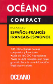 Portada de Océano Compact Diccionario Español - Francés / Français - Espagnol