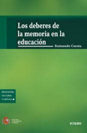 Portada de Los deberes de la memoria en la educación