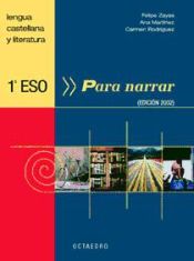 Portada de Para narrar,  1º ESO