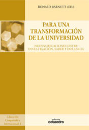 Portada de Para una transformación de la universidad