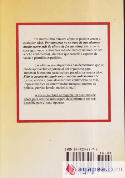 COMO AUMENTAR SU ESTATURA