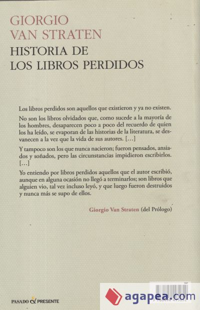 Historia de los libros perdidos