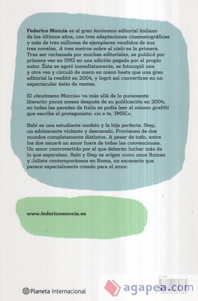A tres metros sobre el cielo A tres metros sobre el cielo