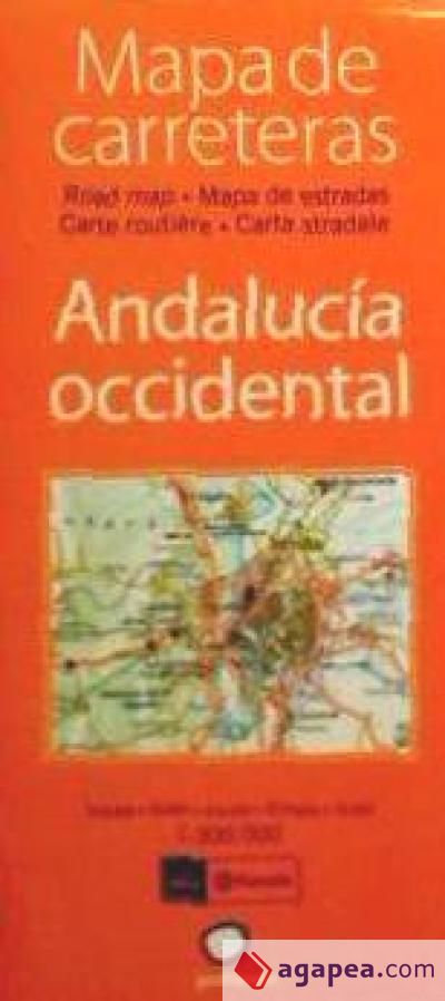 ANDALUCIA OCCIDENTAL MAPA DE CARRETERAS