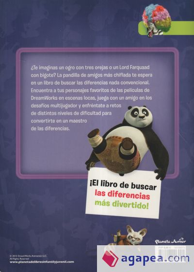 Dreamworks. Busca las diferencias. Amigos chiflados