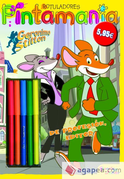 Geronimo Stilton. Pintamanía rotuladores