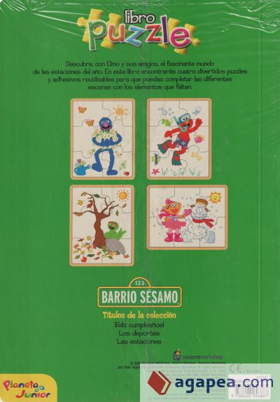 Libro puzzle. Las estaciones