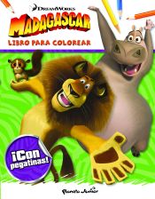 Portada de Madagascar. Libro de colorear