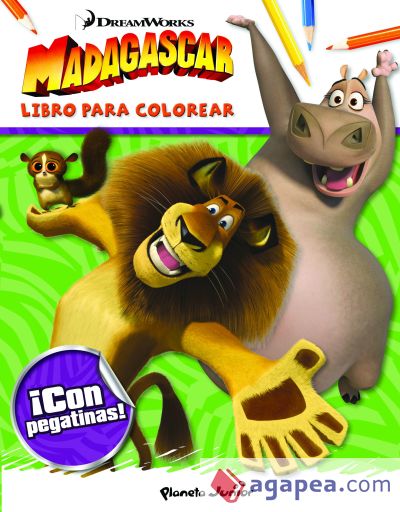 Madagascar. Libro de colorear