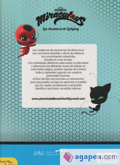 Miraculous. Cuaderno de vacaciones. 3º de primaria