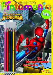 Portada de Spiderman. Pintamanía Lápices de colores