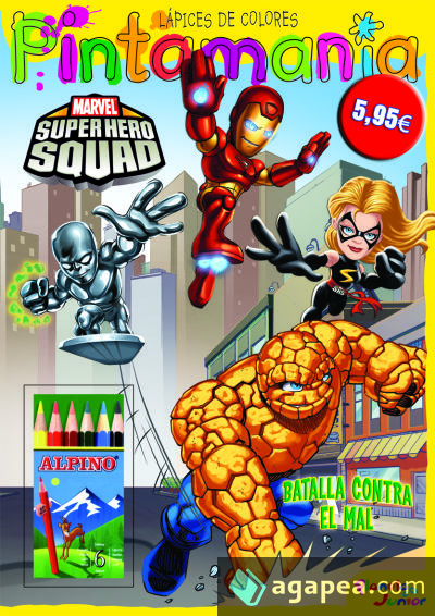 Super Hero Squad. Pintamanía Lápices pequeños