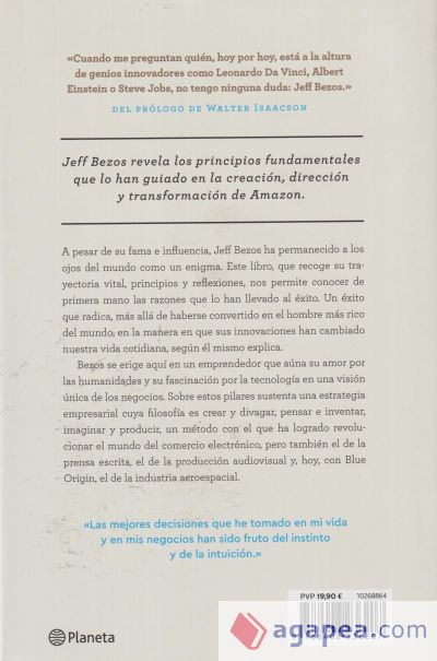 CREA Y DIVAGA - JEFF BEZOS - 9788408236207