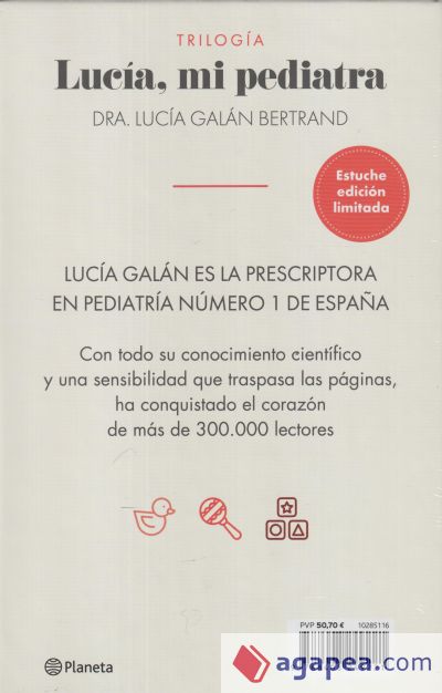 Estuche Trilogía de Lucía, mi pediatra - Lucía Galán Bertrand -5% en libros