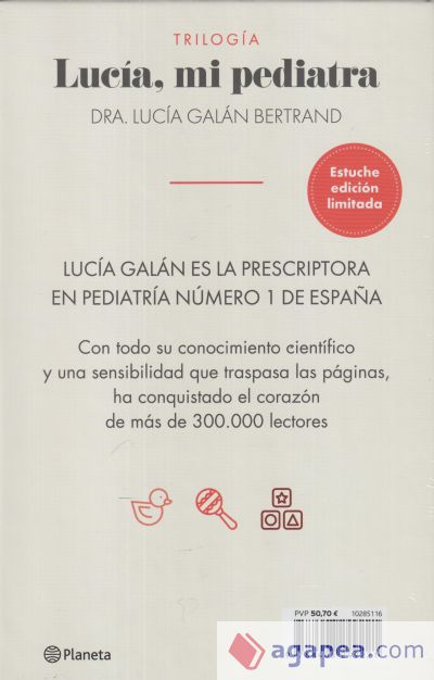  Estuche Trilogía de Lucía, mi pediatra: Lo mejor de nuestras  vidas, Eres una madre maravillosa y El viaje de tu vida: 9788408249221:  Galán Bertrand, Lucía: Libros