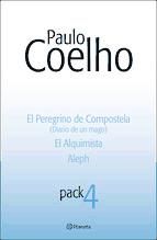 Portada de Pack Paulo Coelho 4: El Peregrino de Compostela, El Alquimista y Aleph (Ebook)