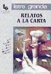 Portada de Relatos a la carta