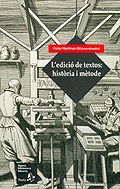 Portada de L'edició de textos: història i mètode