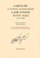 Portada de  Cartas de Vicente Aleixandre a José Antonio Muñoz Rojas (1937-1984)