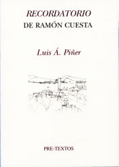 Portada de Recordatorio de Ramón Cuesta