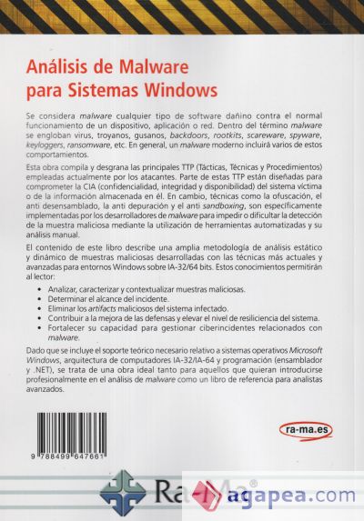 ANÁLISIS DE MALWARE PARA SISTEMAS WINDOWS