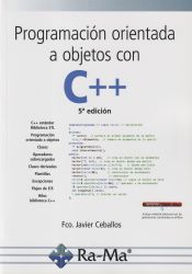 Portada de PROGRAMACIÓN ORIENTADA A OBJETOS CON C++. 5ª EDICIÓN