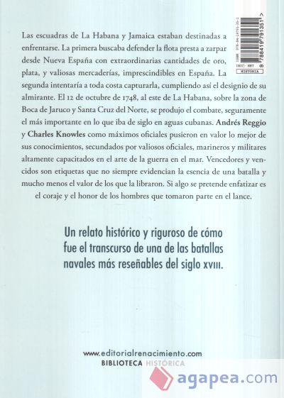 El combate naval entre las escuadras de La Habana y Jamaica en el año de 1748