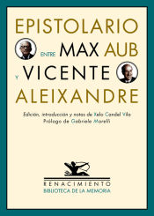 Portada de Epistolario entre Max Aub y Vicente Aleixandre