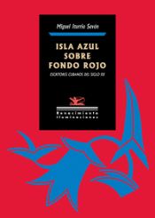 Portada de Isla azul sobre fondo rojo