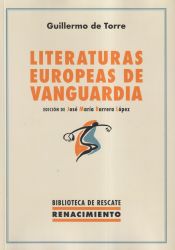 Portada de Literaturas europeas de vanguardia