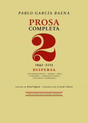 Portada de Prosa completa, 2