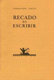 Portada de Recado de escribir