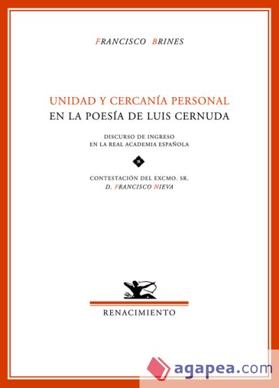 Unidad y cercanía personal en la poesía de Luis Cernuda