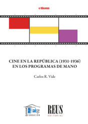 Portada de Cine en la República (1931-1936) en los programas de mano