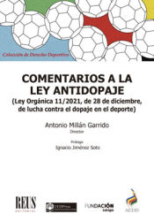 Portada de Comentarios a la ley antidopaje